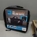 Travelers Club 32" Expandable Rolling Travel Duffel Bag, Black