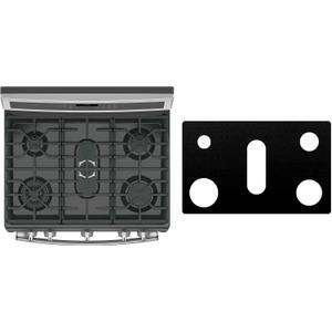 Custom Fit Reusable Burner Liner for General Electric GE Gas Range Stove Protect Your Stovetop with this Splatter Guard Cover - PGS930SELSS