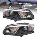 2016 2017 2018 Malibu Headlights,Projector Headlight Assembly Fit for Chevy Malibu 2016-2018,Halogen Headlamp Factory Style Replacement Driver Passenger Side GM2502426 GM2503426