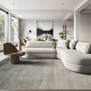 Joydeco 5x7 Area Rugs for Living Room, Washable Modern Abstract Non Slip Soft Rug, Low Pile Carpet for Bedroom, Dining Room, Home Office, Pet & Child Friendly, Beige & White & Dark Gray