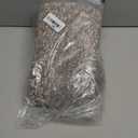 Yimobra Toilet Rugs U Shaped Washable, Soft Absorbent Microfiber Bathroom Rugs, Non Slip Quick Drying Shaggy Bath Mat,Contour Bathroom Mats for Toilet Base, Home Essentials,24x20,Brown and White