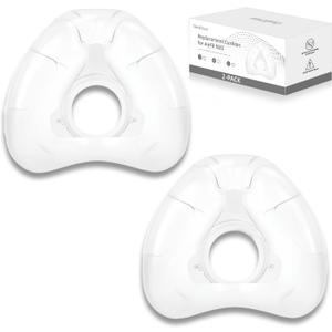 2 Pack Replacement Nasal Cushion for ResMed AirFit N20, FSA &HSA Eligible, Compatible with Original Frame, Reliable Seal and Durable Replacement Supplies, Small