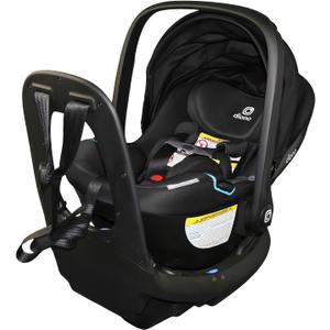 Diono LiteClik30 RXT SafePlus Infant Car Seat and Base, Rear-Facing for Infants 4-30lbs, SafePlus Engineering, with Infant Insert, UPF 50+ Sunshade (Black Storm), EXP: 08/2034