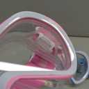 COOLOO 2 Packs Kids Goggles with Nose Cover, Elastic Fabric Strap Swimming Goggles for Kids 4-16, Anti Fog Tempered Glass (Blue+pink)