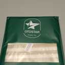 OTOSTAR Set of 4 Waterproof Throw Pillow Covers 12x20 Inch Farmhouse Geometric Square Pillow Cases for Couch Patio Furniture Balcony Garden Outdoor Decoration（Geometry70Khaki）Pack of 3