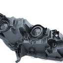 Replacement Driver Left Side Chrome Trims Halogen Headlight Headlamp for Ford Transit Connect from 2019 to 2023