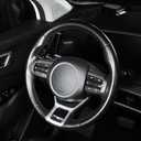 YOUTOOCAR Steering Wheel Cover Trim Compatible with Kia Sportage 2023-2025 Accessories (Wood Grain)
