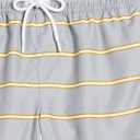 2 x Amazon Essentials Mens 9" Swim Trunks with Mesh Lining, Pockets, Drawstring Closure (X-Small, Grey Stripe)