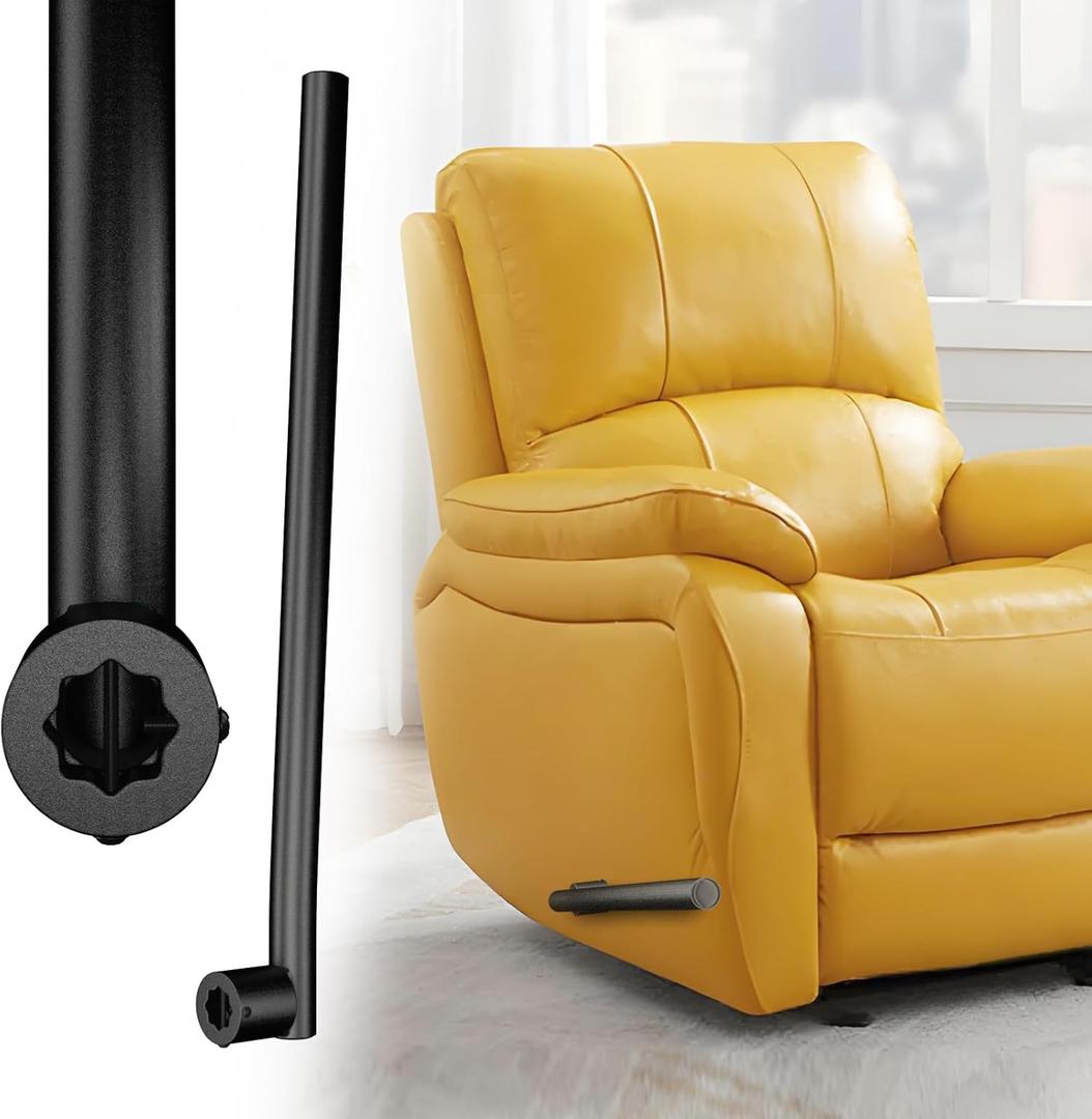 Oversized Recliner Handle, Aluminum Alloy Material, Chair Lever Extender for Oversized Recliner Handles, Helps Elderly Operate Recliners Easily, for 1/2 inch Drive Tube