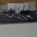 Gym Timer - Large Digital Gym Clock Wall with Interval Time Progress Bar, Countdown/Up Stopwatch, Remote Control for Home Gym Garage Boxing Crossfit (Black+red)