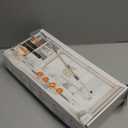 Electric Spin Scrubber,Cordless Cleaning Brush,Bathroom Shower Scrubber with Long Handle Adjustable,3 Speeds,IPX7 Waterproof,Digital Display,8 Replaceable Brush Heads for Tile Bathtub Car Kitchen Wall