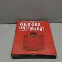 EILISON Highly Advance 2-in-1 Digital & Analog Weighing Scale for Body Weight-400lbs, 4 High Precison GX Sensor Accurate, Thick Tempered Glass, Extra Large Display (Red)