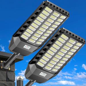 CEDIO 10000W Solar Lights Outdoor,IP 67 Waterproof Street Light for Yard