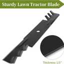 795757 Mulching Blades Compatible with Hust ler/John Dee re/Scag Freedom Z 48 in Mower, 482461 Gator Blades Replace for AM104489 481706 PC1255 038-5350-00, 3 Pack