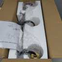 3 Lights Bathroom Light, Black Gold Vanity Light Fixture, Wall Sconces with Globe Clear Glass Shade, Farmhouse Wall Mount Lamp for Mirror, Kitchen, Porch, Living Room, Workshop