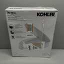 KOHLER 25875-0 Hyten 3" Height, Elevated Soft Close Elongated Toilet Seat, Contoured Seat with Grip-Tight Bumpers, Quick-Attach Hardware, No Slam Toilet Seat, White