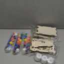 Chunful 3 Set Dia De Los Muertos Ofrenda Altar Decorations, Day of The Dead Wooden Shadow Box with Picture Frame, LED Candle Lights & Painting Kit for DIY Altar Ofrenda Remembrance Supplies