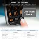 AT&T BL102-2 DECT 6.0 2-Handset Cordless Phone for Home with Answering Machine, Call Blocking, Caller ID Announcer, Audio Assist, Intercom, and Unsurpassed Range, Silver/Black