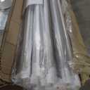 ONLYLUX 8ft LED Bulbs, 8 Foot LED Tube Light (20 Pack) 45W 6000lm 6500K, Super Bright,T8 Single Pin FA8 Lights, Clear Cover,8 Foot LED Bulbs to Replace T8 T12 T10 Fluorescent Light Bulbs