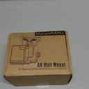 AR10 Rifle Holder Gun Mount for 308/7.62, ar10 308 Wall Mount with Double Magazine Holder, Vertical and Horizontal Wall Mount for Rifle Display