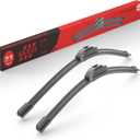 BERG REGEN 19"+18" Windshield Wiper Blades Replacement for Mini Cooper 2014-2020, FIAT 124 Spider 2017-2020, Mazda Miata 2016-2020 Genuine OEM Quality (Set of 2)