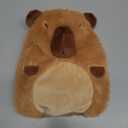 Capybara Microwavable Heating Pad for Belly, Neck & Shoulders, Heated Stuffed Animals with Moist Heat, Removable Plush Cover, Unscented Natural Fill, Adorable Surprise Present, 7.8" x 10.6", 1.2 lb