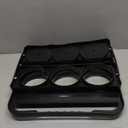 musbus Portable Drink Carrier Suitable for Food Delivery Drivers Accessories, Reusable Cup Holder Carrier with Handle,Perfect for Plastic Drink Holder take Out Cup Carriers for delivery (Black)