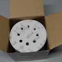 JTIEO 100PCS Sanding Discs 5 Inch, 180 Grit Orbital Sander Pads, Hook & Loop Sandpaper Pads, 8 Hole Round Sanding Discs for Random Orbital Sanders