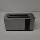 Mueller UltraToast Full Stainless Steel Toaster 4 Slice, Long Extra-Wide Slots for Bagels and Waffles, 6 Browning Levels, LED Display, Cancel/Defrost/Reheat Functions & Removable Tray, Kitchen Gadgets
