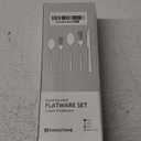 KINGSTONE Silverware Set, 40-Piece Forged Flatware Cutlery Set Premium Stainless Steel, Service for 8, for Home, Wedding, Party, Gift, Mirror Polished and Dishwasher Safe