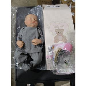 Reborn Baby Dolls - Realistic Baby Doll Girl, Real Life Baby Dolls with Cute Soft Vinyl Body, Real Baby Doll Newborn Lifelike Baby Gift with Accessories for 3+ Years Old Kids