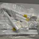 Room Divider,No Drilling Partition Room Dividers Wall,48-120inch(H) 28-70inch(W) Heavy Duty Floor to Ceiling Wall Divider for Room Separation,White Adjustable Room Separator for Space Partition