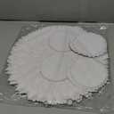 Geosar 200 Disposable Paper Placemats and Coasters Set Summer Hawaiian Luau Placemat with Coasters Outdoor Indoor for Greenery Jungle Dining Table Decoration Shower Birthday (Silver Metallic)