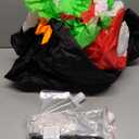 8FT Christmas Inflatable Snowman with Rotating RGB Lights, Holding Lantern & Waving, Outdoor Blow Up Decor with Rotating MultiColor for Yard Lawn Holiday Party, Garden, Party Gift