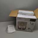 COOK WITH COLOR Colorful 1200W 4Qt Air Fryer: Glass Basket, Dishwasher Safe, 60min Timer, 6 Presets, Temp Control 175F-400F, 4 QT, Greige (Medium)