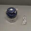 2026 Upgrade Electric Garlic Chopper Mini, Small Garlic Chopper Mincer Rechargeable, 250ml Portable Small Food Processor, Electric Food Chopper Tool for Mashing Onion Garlic Chili Ginger Fruits(Blue)