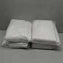 4 Panels White Ceiling Drapes for Wedding 5ftx40ft Chiffon Fabric Arch Draping Curtains Sheer Drapery for Party Ceremony Birthday Baby Shower Reception Stage Ceiling Decorations