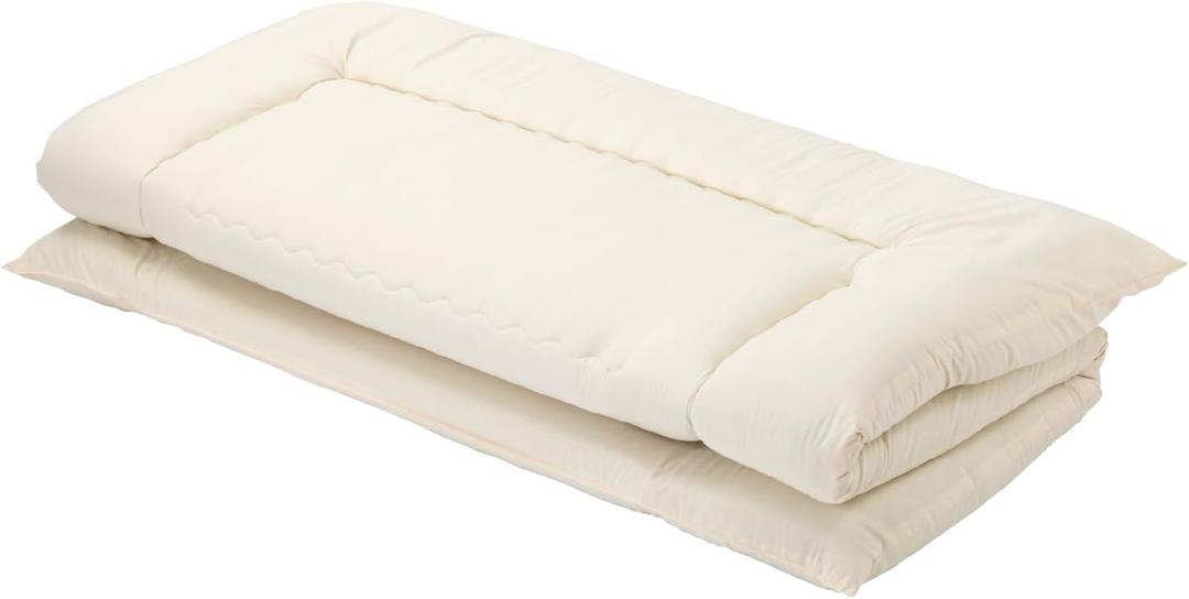 MORIRIN Japanese Futon Floor Mattress, Firm-Core SHIKIBUTON, Made in Japan, Size: Queen (U.S. Standard)