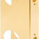 Prime-Line U 9479 Brass Lock and Door Reinforcement Plate for 1-3/4 In. Thick Doors, Brass Finish (Single Pack)