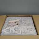 Homewill Washable Rug 10x14 Area Rugs for Living Room Bedroom Dining Room Home Office Floor Decor-Stain & Fade Resistant Non Slip Backing Carpet,Ultra-Thin Vintage Large Carpets (Brown/Beige,10'x14')