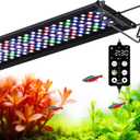 SEAOURA Full Spectrum Aquarium Light, 24/7 Custom Timer, Power-Off Memory, 36-42in 7-Row LED Fish Tank Lights, 8 Colors, 20 Brightness, Day & Night Cycle, Adjustable Mount for Freshwater Plant Growth