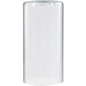 Aspen Creative 23647-60-1 Clear Glass Shade, 1-5/8" Fitter Size, 3-3/4" Diameter x 7-1/2" Height, 1 Pack