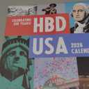 TF Publishing 2026 HBD USA-250 Years! Wall Calendar - Large Grids for Appointments and Scheduling - Vertical Monthly Wall Calendar 2026 w/Premium Matte Paper for Home & Office Organization - 12x12in
