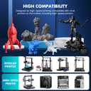 SUNLU High Speed PLA Filament 1.75mm, 30mm/s - 600mm/s Print Range, High Flow Speedy 3D Printer PLA Filament, Designed for Fast Printing, Good for Fast Printing, 1KG Pink