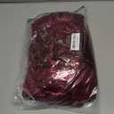 Burgundy Sequin Backdrop Curtains,2 Panels 2FTx8FT Burgundy Curtain Backdrop Glitter Party Decorations Background Drapes for Wedding Birthday Anniversary Graduation Photo Booth Decor