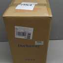 Darkaway Large Outdoor Pendant Lights, 15inch Outdoor Chandelier Hanging Porch Lights Outside Ceiling Mount Aluminum with Seeded Glass for Front Door Gazebo Patio (Large, Black)