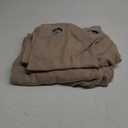 NICETOWN Privacy Light Filtering Linen Curtains & Drapes, Grommet Privacy Added Thick Flax Not See Through Retro Window Treatments for Bedroom/Living Room, Taupe, W55 x L84, 2 Panels