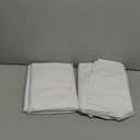 HAISIWLKJ 2 Pack 90 x 132 Inch White Rectangle Tablecloths for 6 or 8 Foot Table, Washable Reusable Outdoor Decorative Table Cover for Dining, Buffet, Camping, Baby Shower, Party