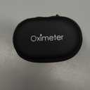 Rechargeable Pulse Oximeter Fingertip Oxygen Monitor Fingertip with SpO2 Pulse Rate and PI RR OLED Precision Fast Oximeter SpO2 Reading Outdoor Sports Home (Black)