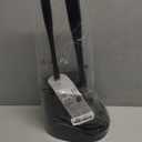 MR.SIGA Toilet Plunger and Bowl Brush Combo for Bathroom Cleaning, Black, 1 Set (One Size)